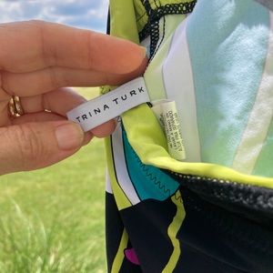 Trina Turk size 6 swim top